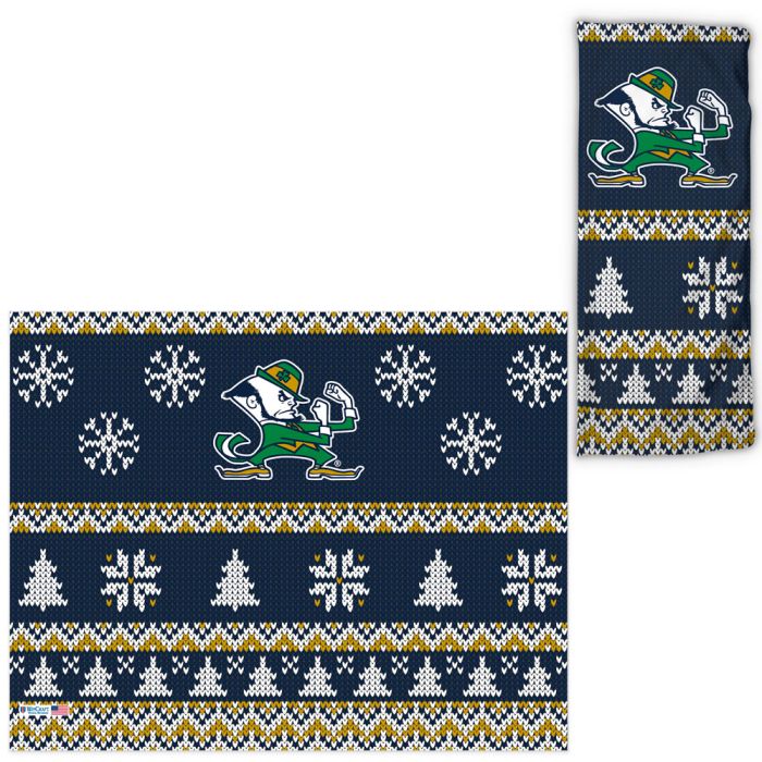 Notre Dame Fighting Irish   Ugly Sweater Ugly Sweater Fan Wraps 