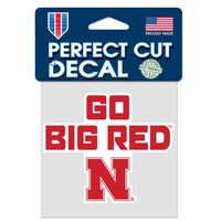 Wholesale-Nebraska Cornhuskers Perfect Cut Color Decal 4" x 4"