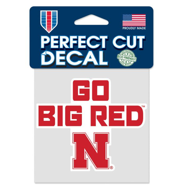 Wholesale-Nebraska Cornhuskers Perfect Cut Color Decal 4" x 4"