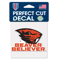 Wholesale-Oregon State Beavers SLOGAN Perfect Cut Color Decal 4" x 4"