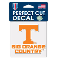 Wholesale-Tennessee Volunteers SLOGAN Perfect Cut Color Decal 4" x 4"