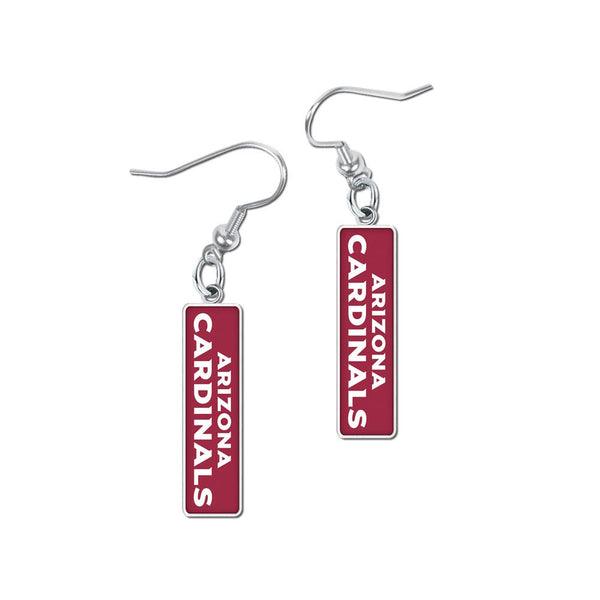Arizona Cardinals Earrings Jewelry Carded RECTANGLE