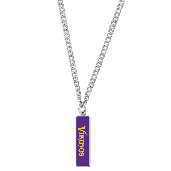 Minnesota Vikings Necklace w/Charm Jewelry Card