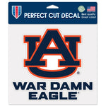 Wholesale-Auburn Tigers SLOGAN Perfect Cut Color Decal 8" x 8"
