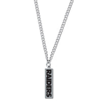 Las Vegas Raiders Necklace w/Charm Jewelry Card