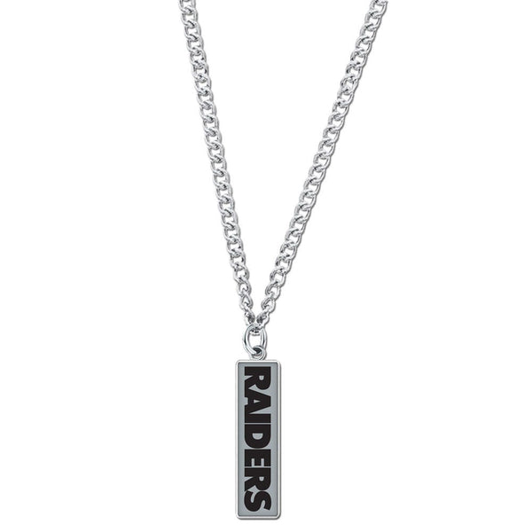 Las Vegas Raiders Necklace w/Charm Jewelry Card