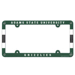 Wholesale-Adams State University Grizzlies Lic Plate Frame Full Color
