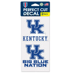 Wholesale-Kentucky Wildcats Perfect Cut Decal Set of two 4"x4"