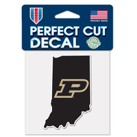 Wholesale-Purdue Boilermakers Perfect Cut Color Decal 4" x 4"