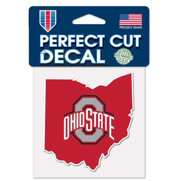 Wholesale-Ohio State Buckeyes Perfect Cut Color Decal 4" x 4"