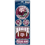 Texas A&M Aggies Prismatic Decal 4" x 11"