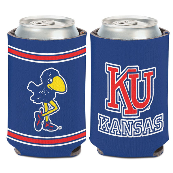KANSAS JAYHAWKS / Vintage Collegiate Can Cooler 12 oz.