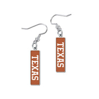 Texas Longhorns Earrings Jewelry Carded RECTANGLE