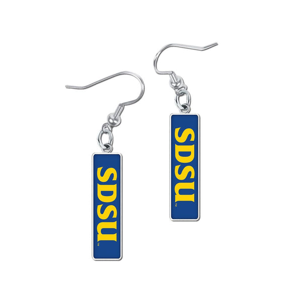 South Dakota State Jackrabbits Earrings Jewelry Carded RECTANGLE