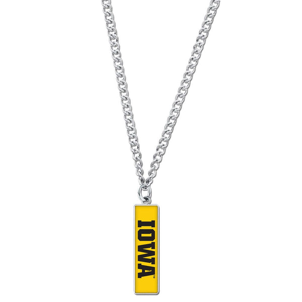 Iowa Hawkeyes Necklace w/Charm Jewelry Card