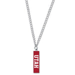Utah Utes Necklace w/Charm Jewelry Card