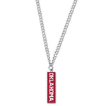 Oklahoma Sooners Necklace w/Charm Jewelry Card
