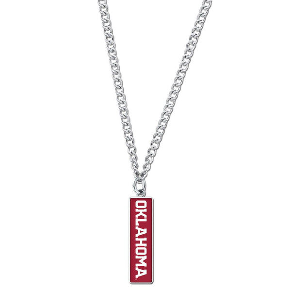 Oklahoma Sooners Necklace w/Charm Jewelry Card