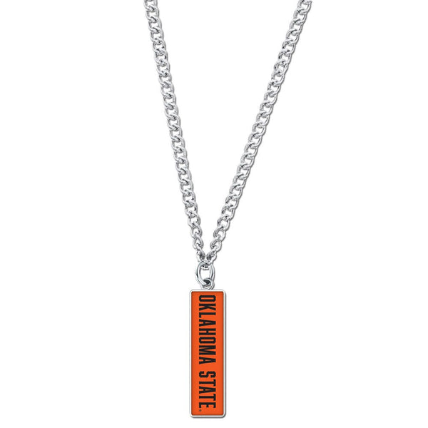 Oklahoma State Cowboys Necklace w/Charm Jewelry Card