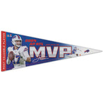 Buffalo Bills 2024 NFL AP MVP Premium Pennant 12" x 30" Josh Allen