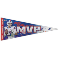 Buffalo Bills 2024 NFL AP MVP Premium Pennant 12" x 30" Josh Allen
