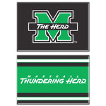 Marshall Thundering Herd Rectangle Magnet, 2pack 2" x 3"