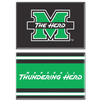 Marshall Thundering Herd Rectangle Magnet, 2pack 2" x 3"