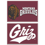 Wholesale-Montana Grizzlies Rectangle Magnet, 2pack 2" x 3"