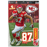 Kansas City Chiefs Multi-Use Decal 11" x 17" Travis Kelce