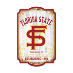 Wholesale-Florida State Seminoles /College Vault Wood Sign 11" x 17" 1/4" thick