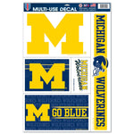 Michigan Wolverines Multi Use Decal 11" x 17"