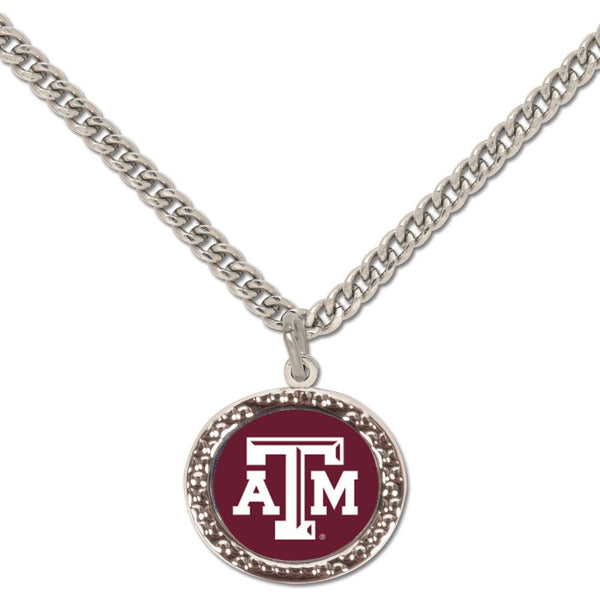 Texas A&M Aggies Necklace w/Charm Jewelry Card