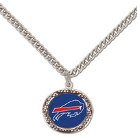 Buffalo Bills Necklace w/Charm Jewelry Card