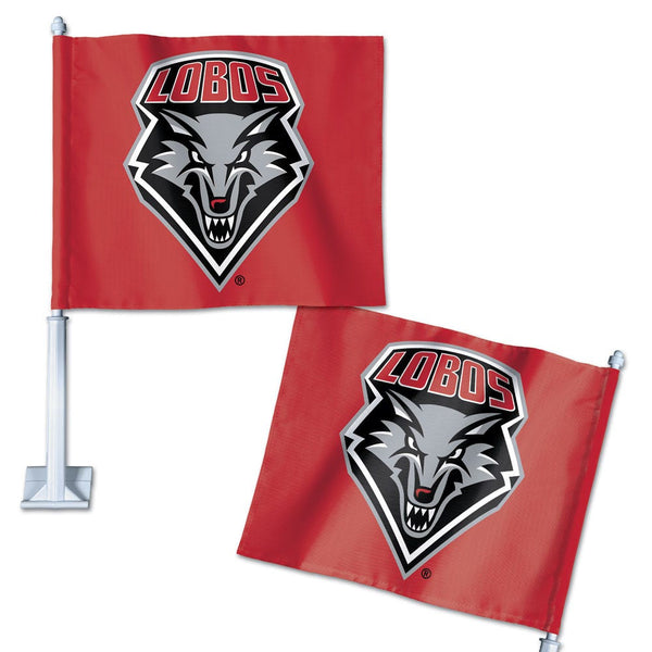 New Mexico Lobos Car Flag 11.75" x 14"