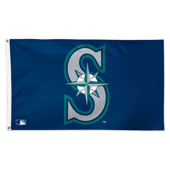 Seattle Mariners Flag - Deluxe 3' X 5'