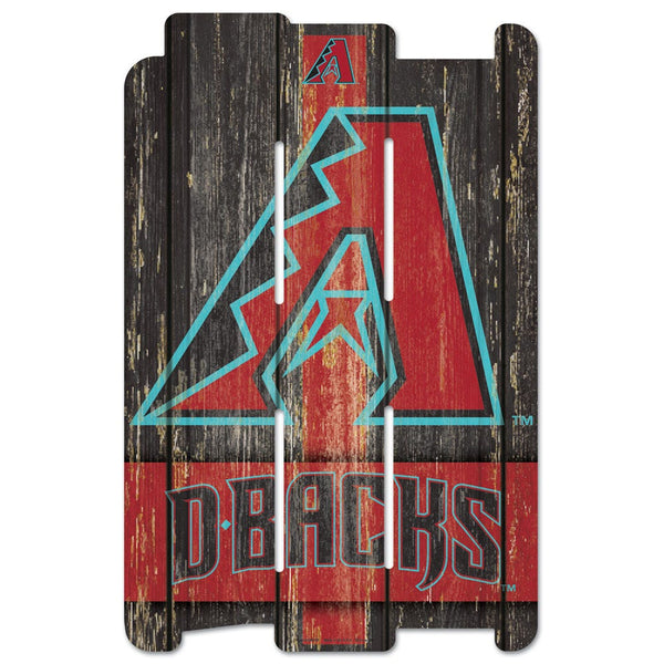 Arizona Diamondbacks Wood Fence Sign