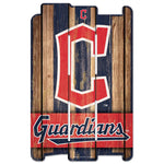 Cleveland Guardians Wood Fence Sign