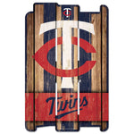 Minnesota Twins Wood Fence Sign