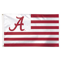 Alabama Crimson Tide / Stars and Stripes NCAA Flag - Deluxe 3' X 5'