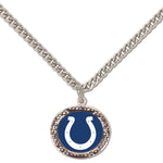 Indianapolis Colts Necklace w/Charm Jewelry Card