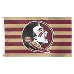 Wholesale-Florida State Seminoles / Stars and Stripes NCAA STRIPES Flag - Deluxe 3' X 5'