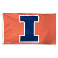 Wholesale-Illinois Fighting Illini Flag - Deluxe 3' X 5'
