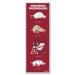 Arkansas Razorbacks /College Vault Wood Sign 6" x 17"