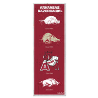 Arkansas Razorbacks /College Vault Wood Sign 6" x 17"