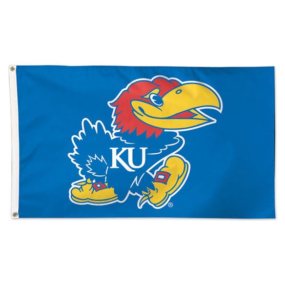 Kansas Jayhawks Flag - Deluxe 3' X 5'