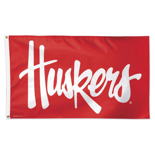 Wholesale-Nebraska Cornhuskers Flag - Deluxe 3' X 5'