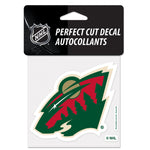 Minnesota Wild Perfect Cut Color Decal 4" x 4"