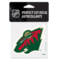 Minnesota Wild Perfect Cut Color Decal 4" x 4"