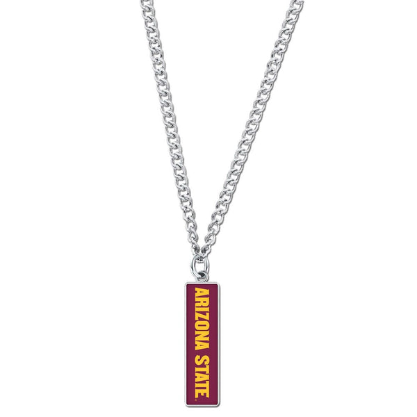 Arizona State Sun Devils Necklace w/Charm Jewelry Card