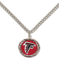 Atlanta Falcons Necklace w/Charm Jewelry Card